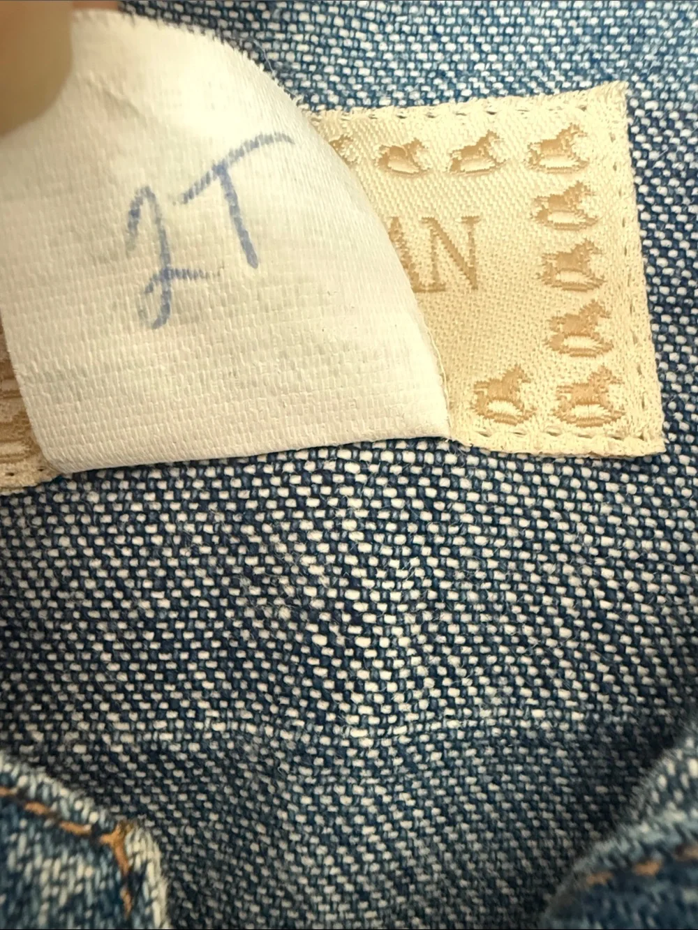 Jilly Bean - Kids Blue Denim Jacket with Yellow Daisy Patch Accents - 2T